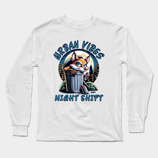 Urban Vibes Graffiti Fox Long Sleeve T-Shirt